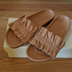 ✨ nwt ULLA JOHNSON slippers - cream - real leather